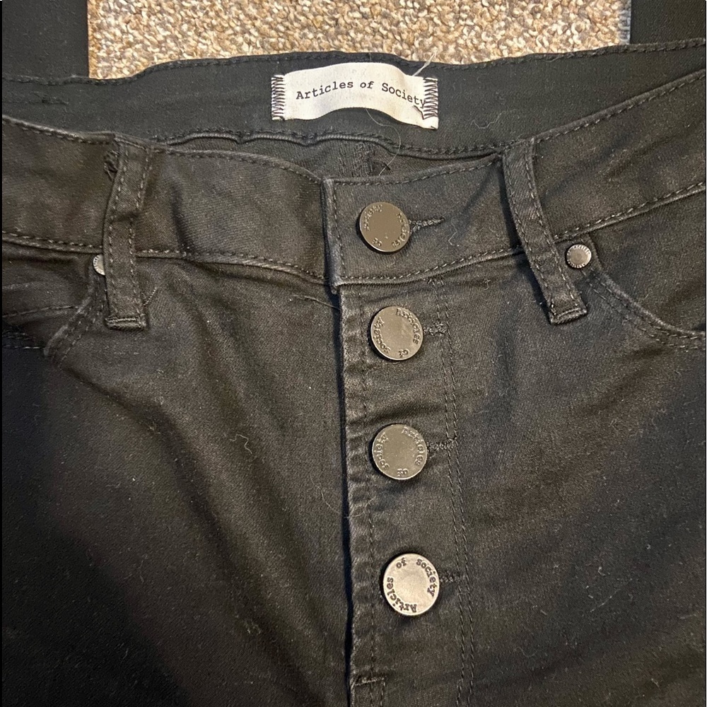 Articles Of Society Black Skinny Jeans - Picture 2 of 10